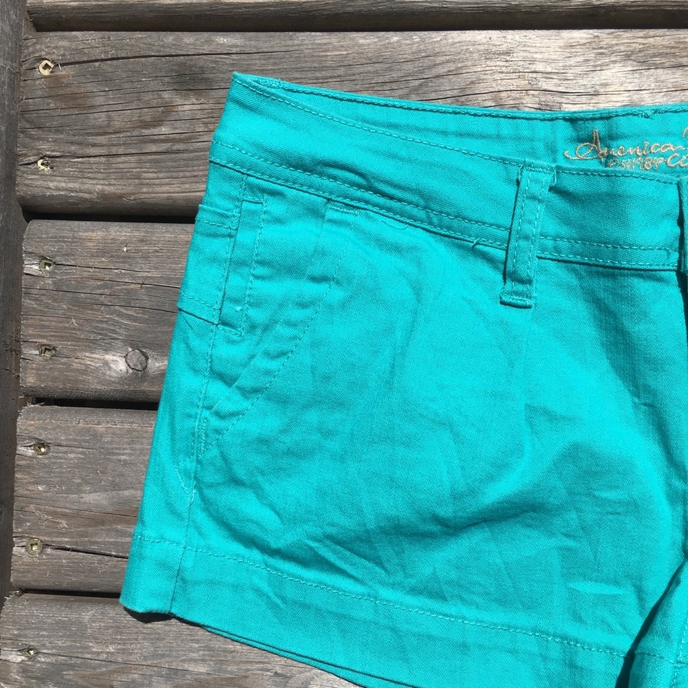 American Rag Aqua Jean Shorts - Picture 3 of 5